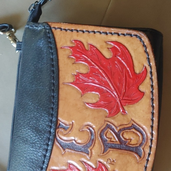 Vintage Customized "L B" Leather Purse - Picture 3 of 7